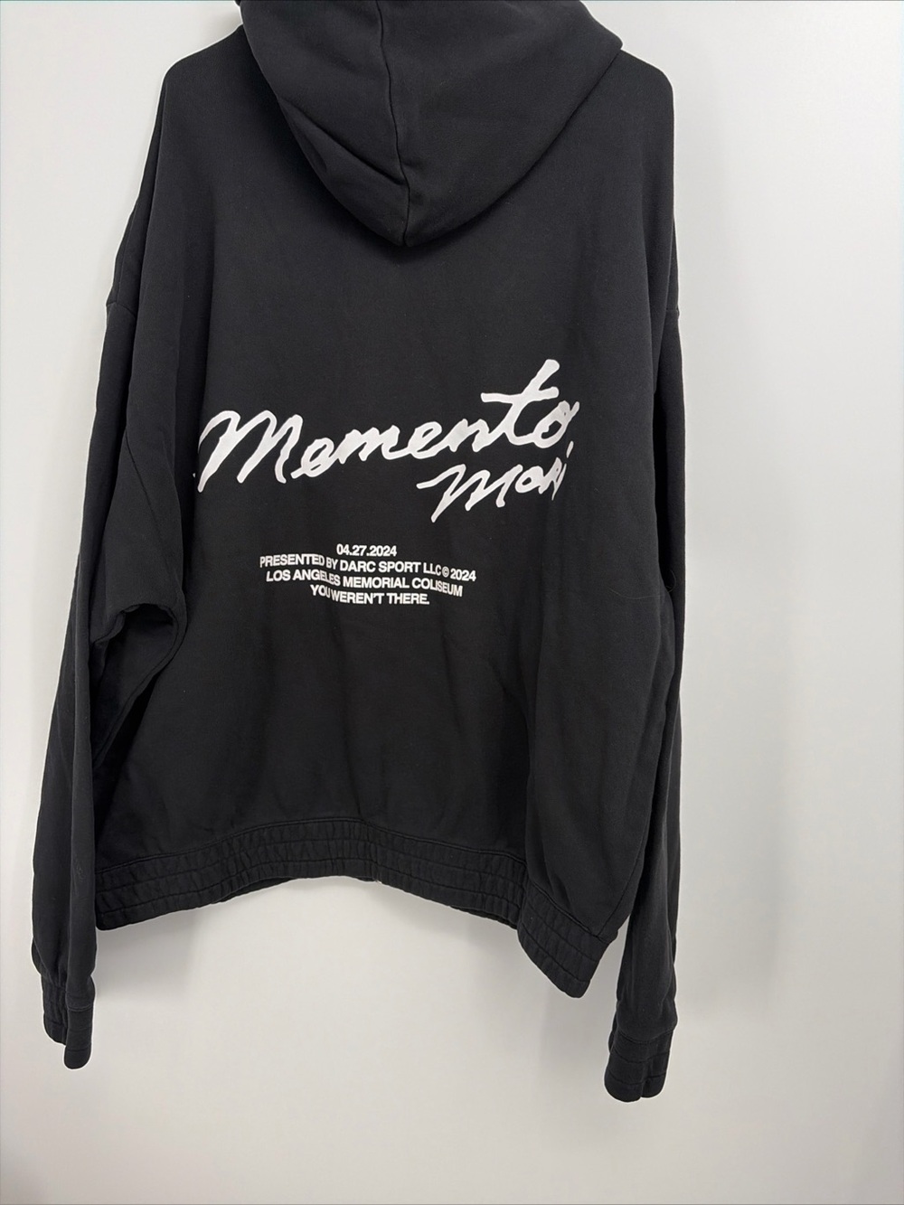 Darc Sport Memento Mori Zip Up Hoodie - Sz Large Limited Edition New 330/1000 - Picture 4 of 4